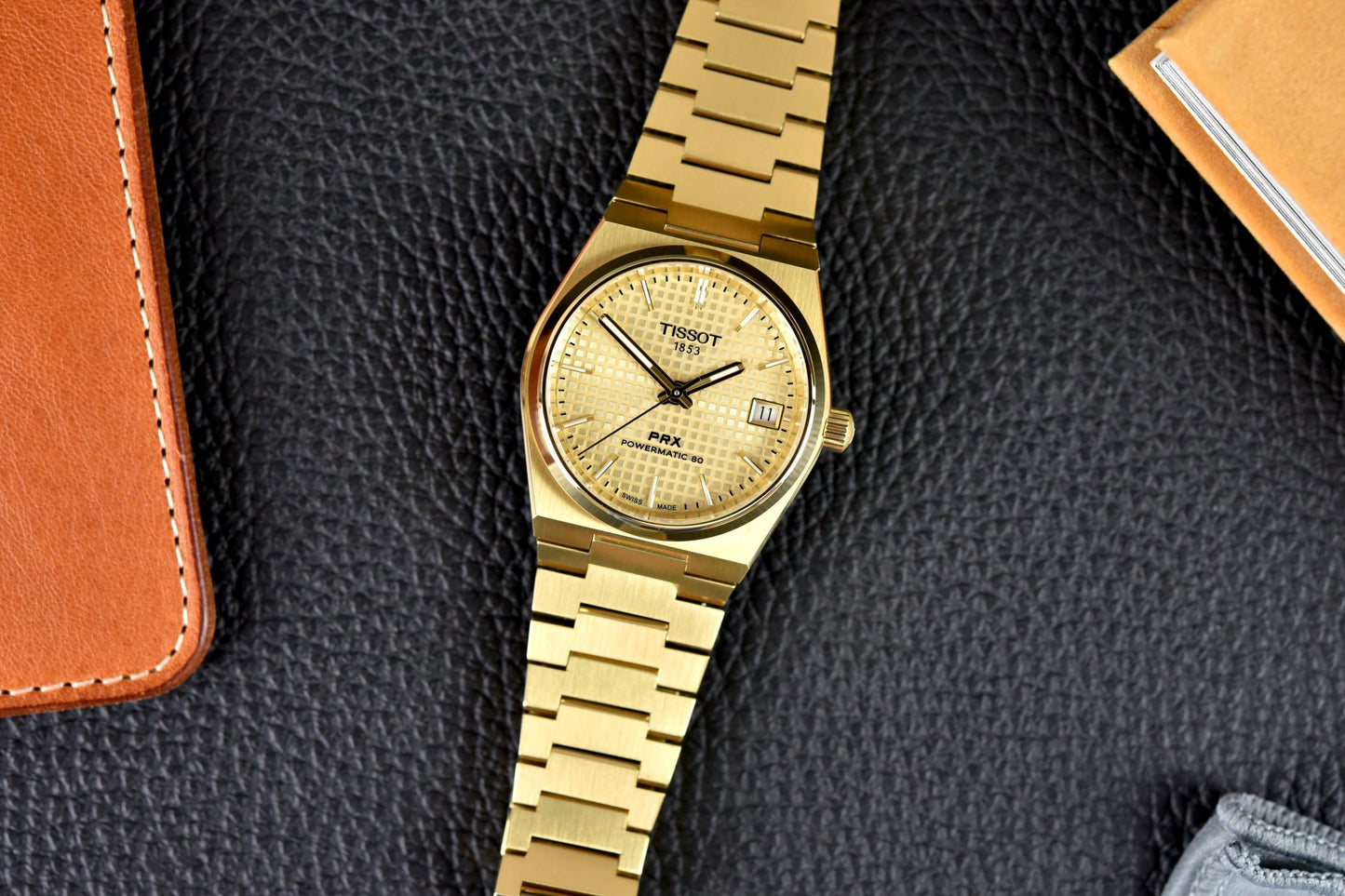 Tissot PRX – Golden Dial with Luxurious Steel Finish