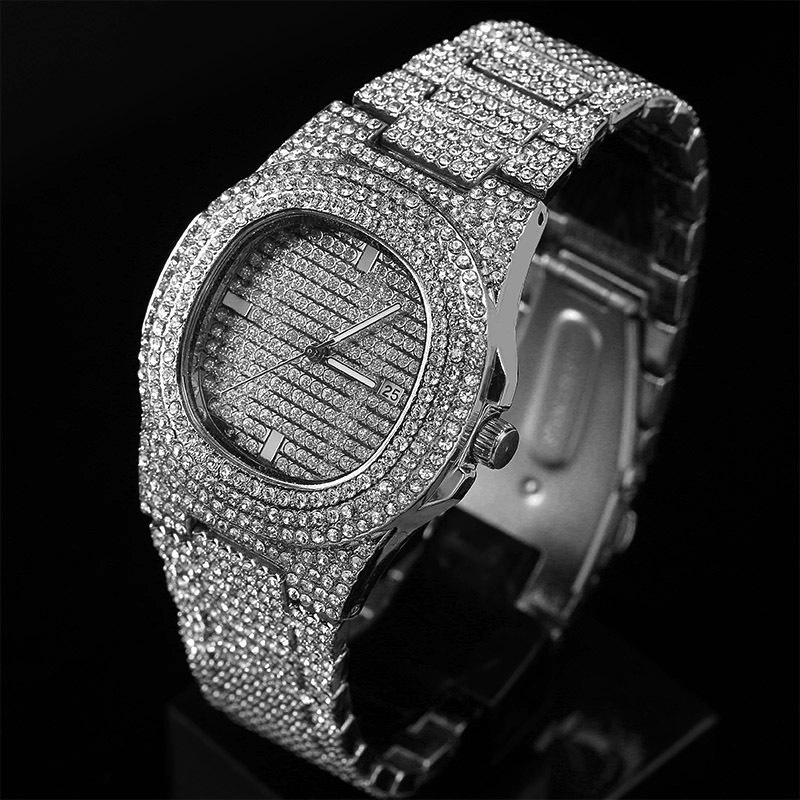 All Black Iced-Out Patek Philippe – Fully Frosted Luxury Timepiece