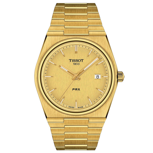 Tissot PRX – Golden Dial with Luxurious Steel Finish